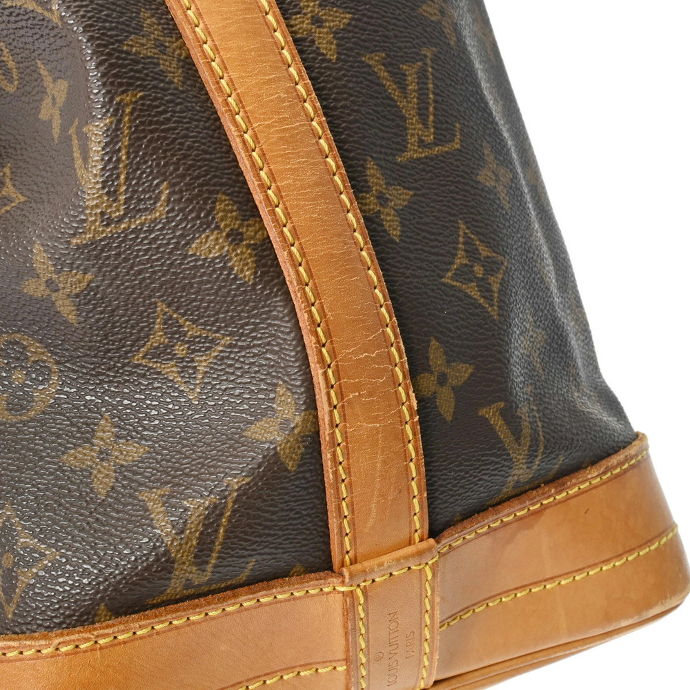 LOUIS VUITTON Monogram Noe Brown Canvas Shoulder Bag - Picture 7 of 11